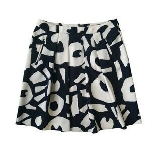 Loft geometric print skirt.